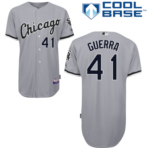 Javy Guerra #41 mlb Jersey-Chicago White Sox Women's Authentic Road Gray Cool Base Baseball Jersey